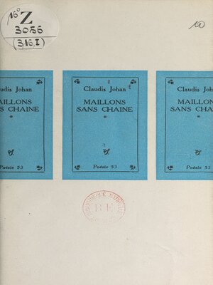 cover image of Maillons sans chaîne (1)